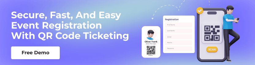 easy event registration with QR code ticketing