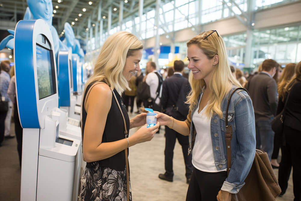 event check-in kiosk